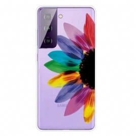 Deksel Til Samsung Galaxy S21 FE Fargerik Blomst