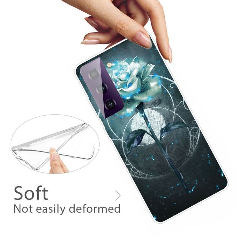 Deksel Til Samsung Galaxy S21 FE Fleksibel Rosa Grønn