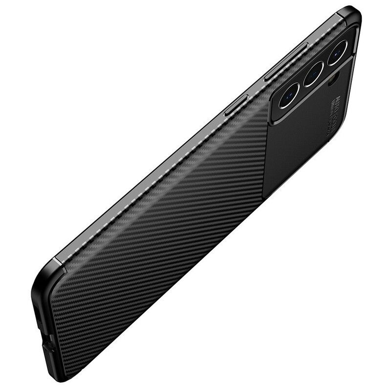 Deksel Til Samsung Galaxy S21 FE Karbonfibertekstur Fleksibel