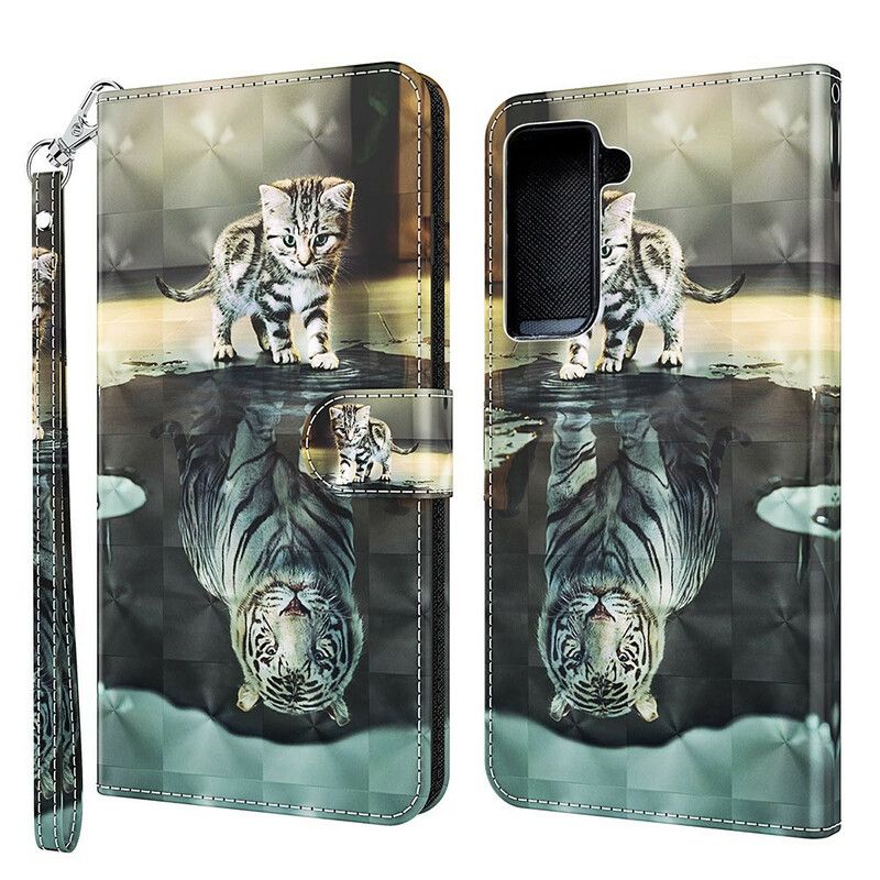 Folio Deksel Til Samsung Galaxy S21 FE Ernest The Tiger