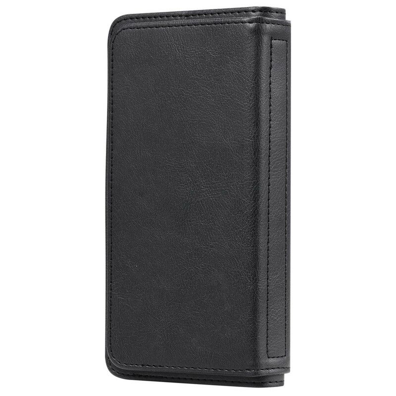 Folio Deksel Til Samsung Galaxy S21 FE Faux Leather 10 Kortholder