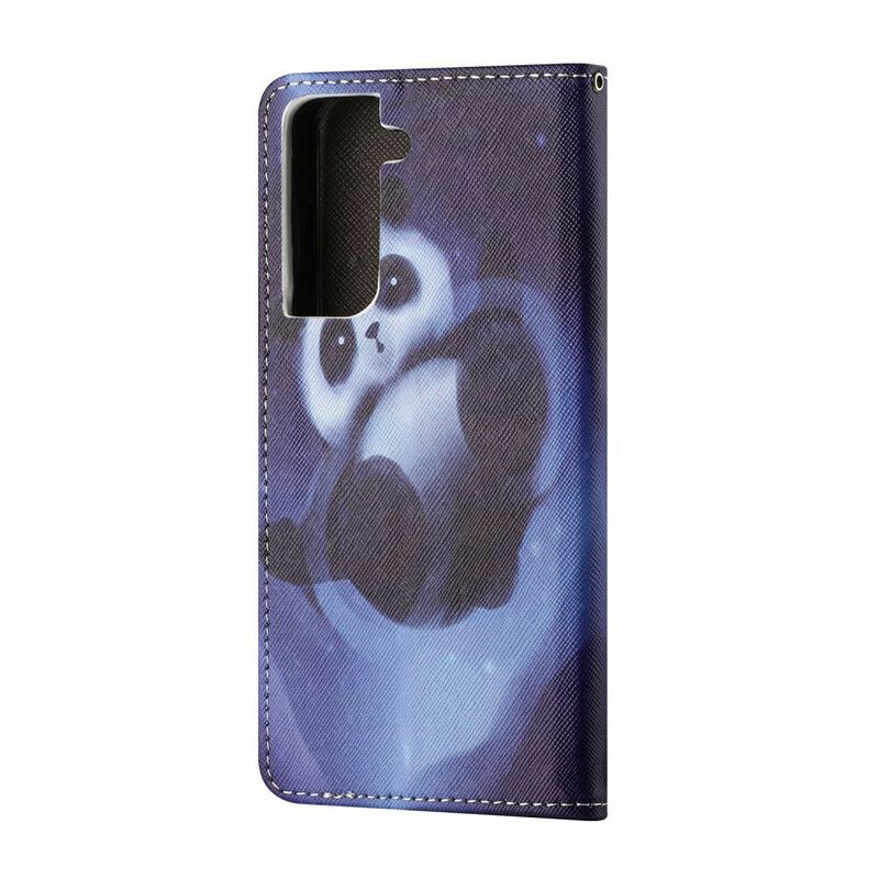 Folio Deksel Til Samsung Galaxy S21 FE Panda Space