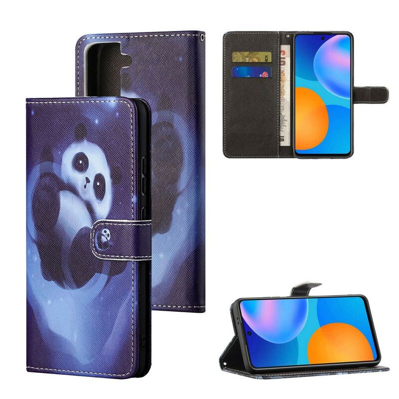 Folio Deksel Til Samsung Galaxy S21 FE Panda Space