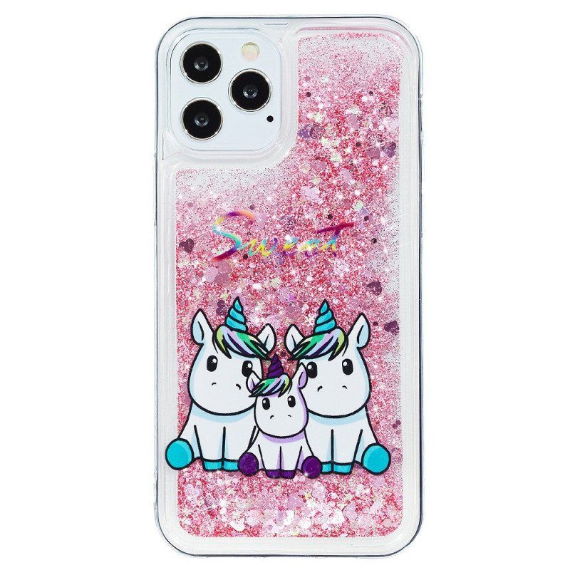 Deksel Til iPhone 15 Pro Max Unicorn Glitter