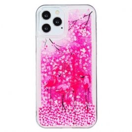Mobildeksel Til iPhone 15 Pro Max Flamingo Glitter