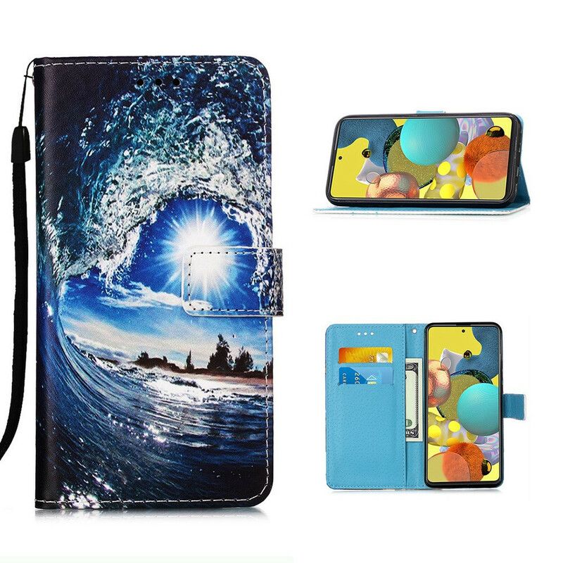 Folio Deksel Til Samsung Galaxy A51 5G Kiff The Wave