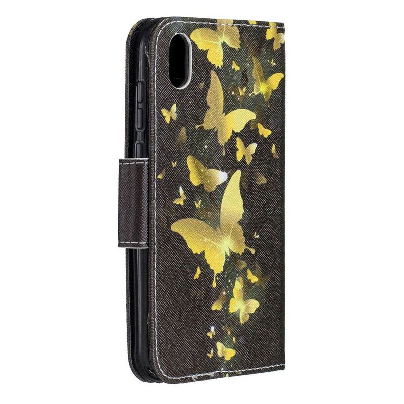 Lærdeksel Til / Honor 8S Med Kjede / Honor 8s Butterflies Kings Strap