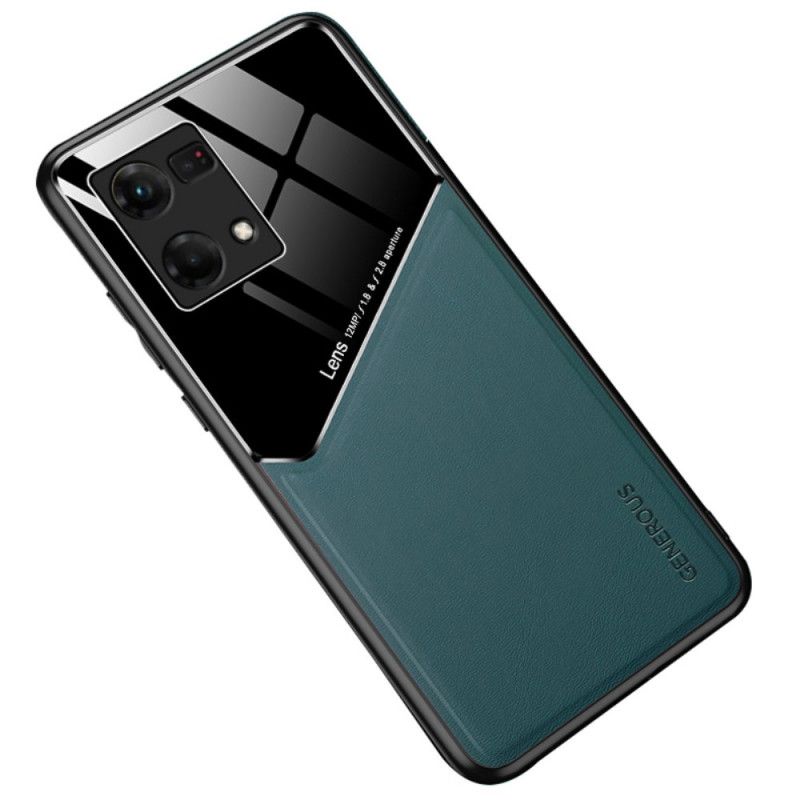 Deksel Til Oppo Reno 7 Premium Kunstskinn