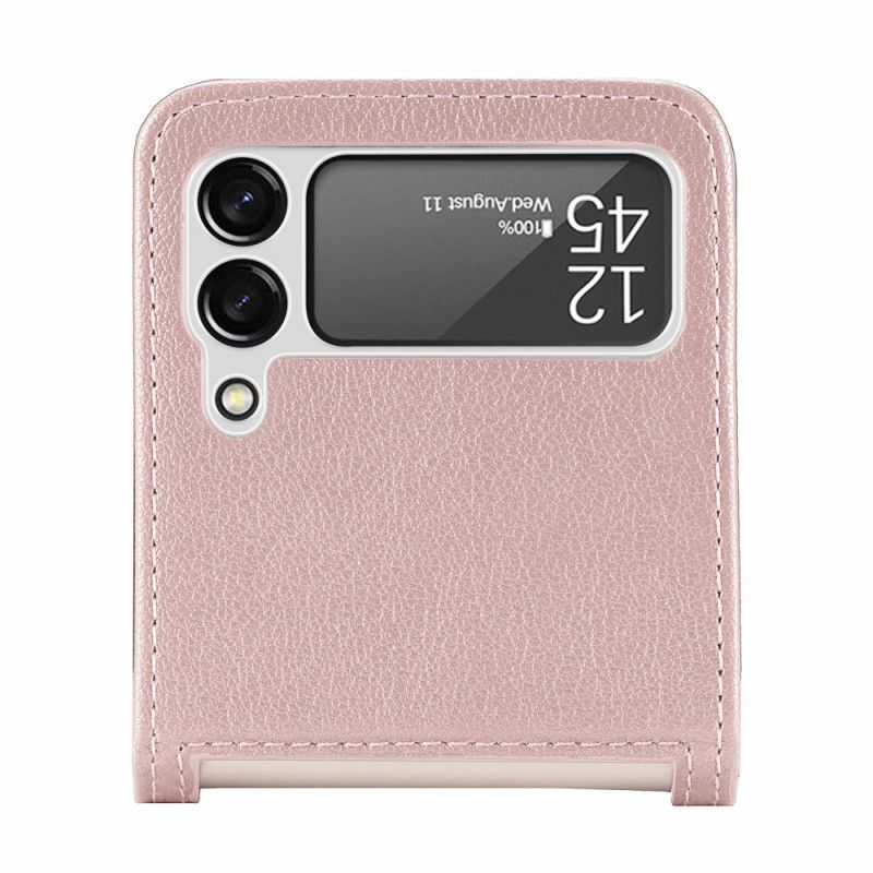 Deksel Til Samsung Galaxy Z Flip 3 5G Folio Deksel Leather Texture Card Holder