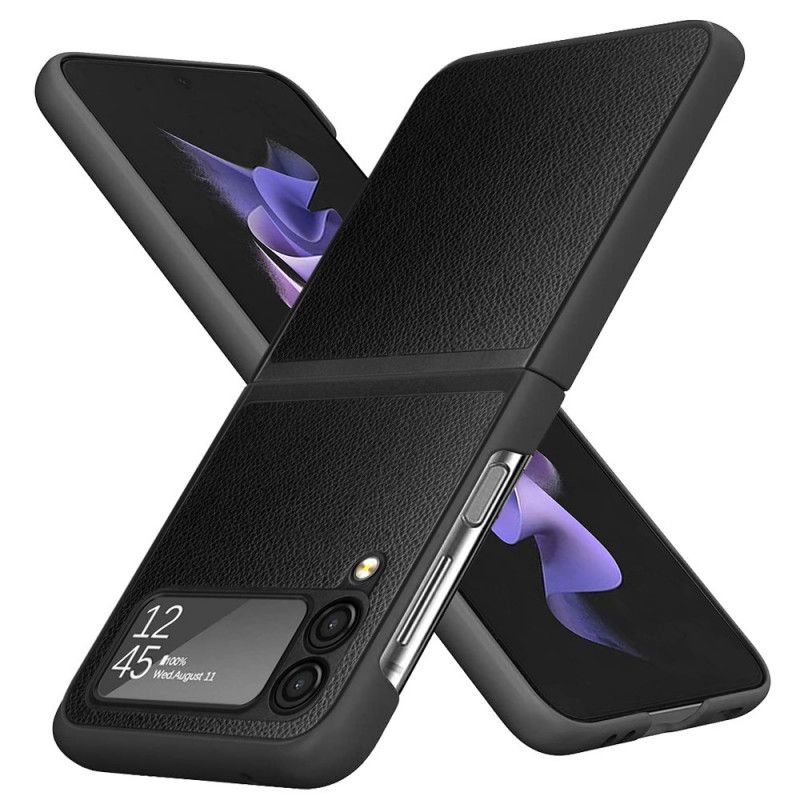 Deksel Til Samsung Galaxy Z Flip 3 5G Folio Deksel Litchi Leather Style 2 Stk