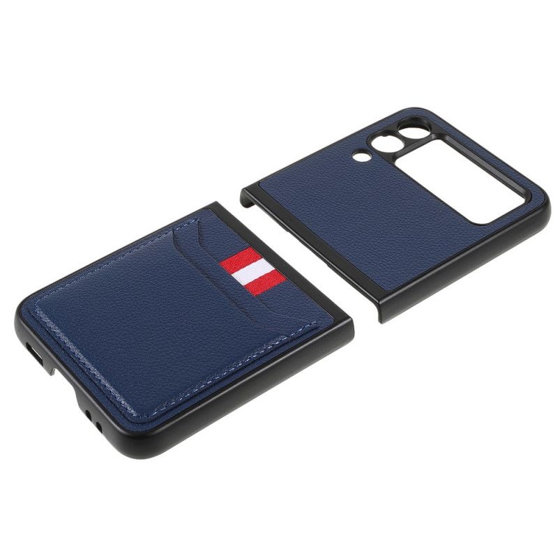 Deksel Til Samsung Galaxy Z Flip 3 5G Folio Deksel Tricolor Kortholder