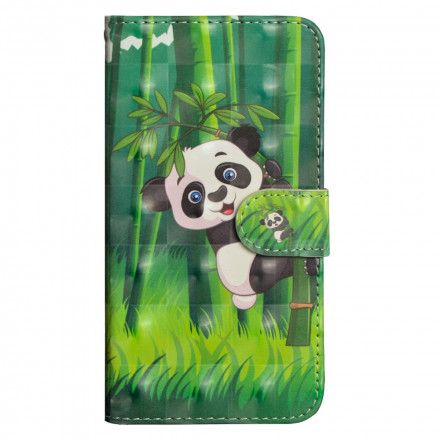 Folio Deksel Til Xiaomi Redmi 6A Panda Og Bambus