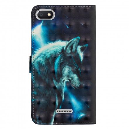 Lærdeksel Til Xiaomi Redmi 6A Majestic Wolf