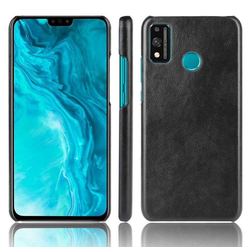 Deksel Til Honor 9X Lite Performance Litchi Leather Effect