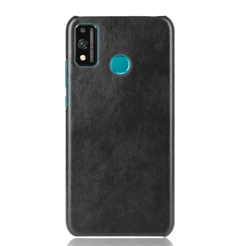 Deksel Til Honor 9X Lite Performance Litchi Leather Effect