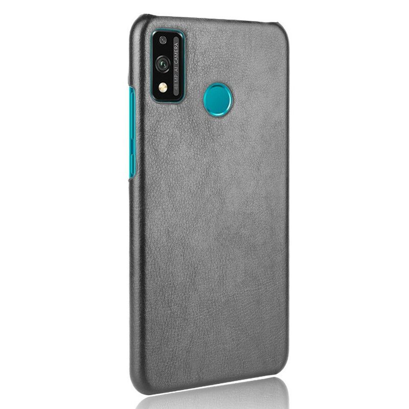 Deksel Til Honor 9X Lite Performance Litchi Leather Effect