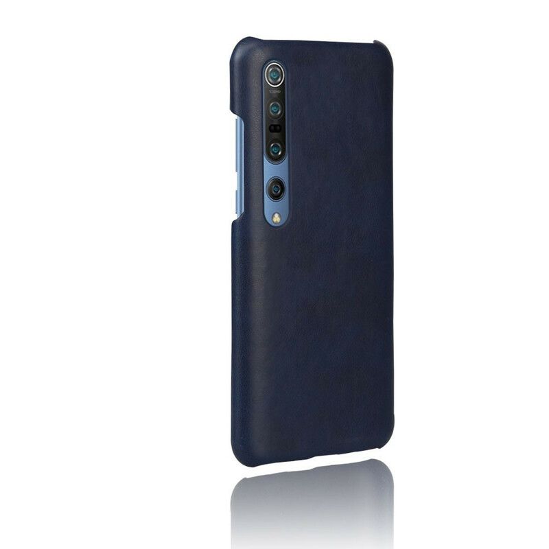 Deksel Til Xiaomi Mi 10 / 10 Pro Ksq Litchi Leather Effect