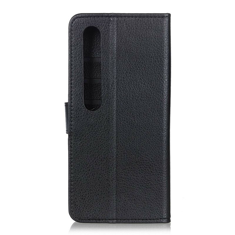 Folio Deksel Til Xiaomi Mi 10 / 10 Pro Faux Leather Litchi