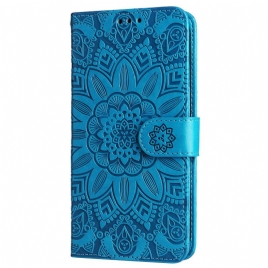 Folio Deksel Samsung Galaxy S24 5g Flamboyant Mandala Med Stropp