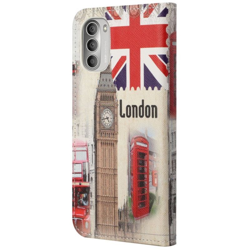 Folio Deksel Til Moto G51 5G Londonlife