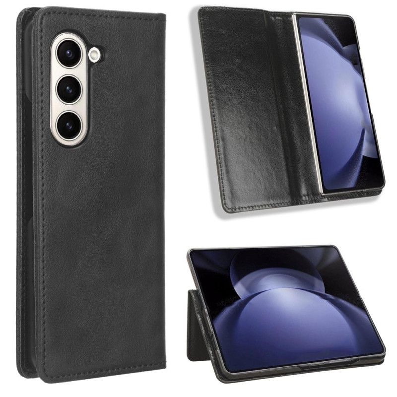 Folio Deksel Til Samsung Galaxy Z Fold 6 Vintage Frise