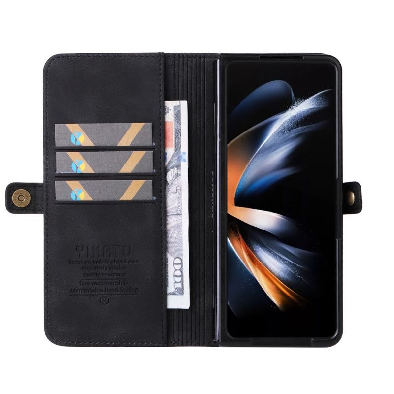 Folio Deksel Til Samsung Galaxy Z Fold 6 Vintage Yikatu