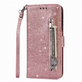 Folio Deksel Til Samsung Galaxy S23 5G Glitter Myntpung