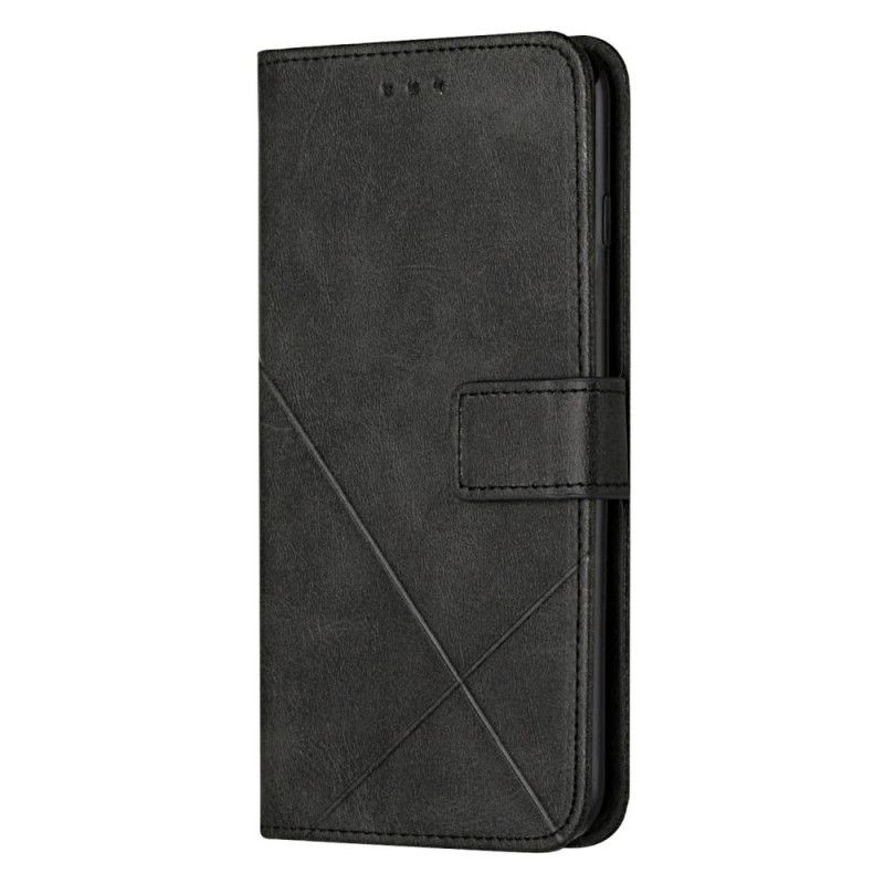 Folio Deksel Til Oppo A16 / A16s Geo X Design Leather Style