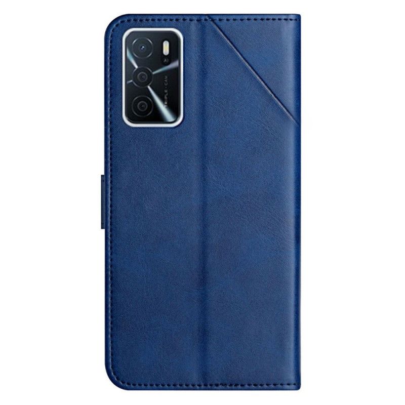 Folio Deksel Til Oppo A16 / A16s Geo X Design Leather Style