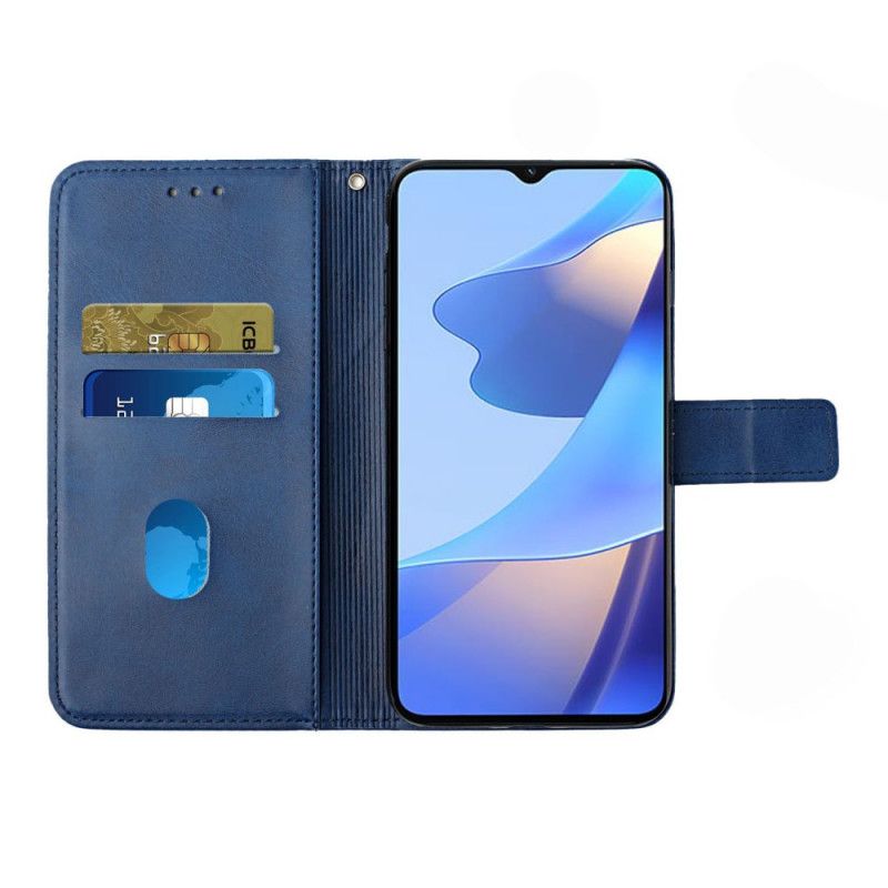 Folio Deksel Til Oppo A16 / A16s Geo X Design Leather Style