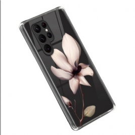 Deksel Til Samsung Galaxy S23 Ultra 5G Rosa Blomst