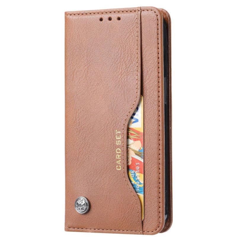 Beskyttelse Deksel Til iPhone 14 Pro Max Folio Deksel Faux Leather Card Holder