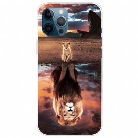 Deksel Til iPhone 14 Pro Max Feline Dream