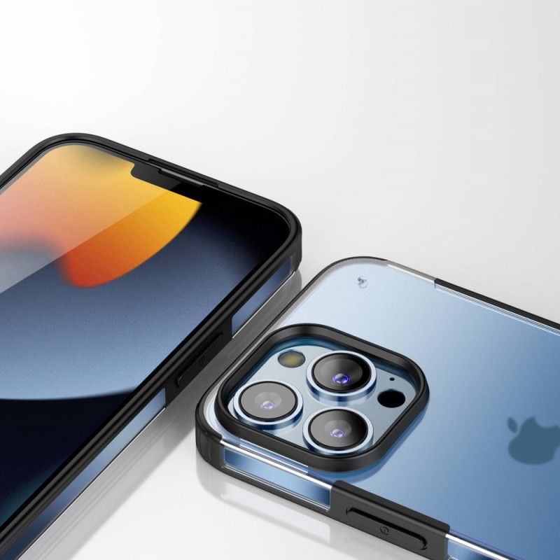 Deksel Til iPhone 14 Pro Max Gjennomsiktige Silikonkanter