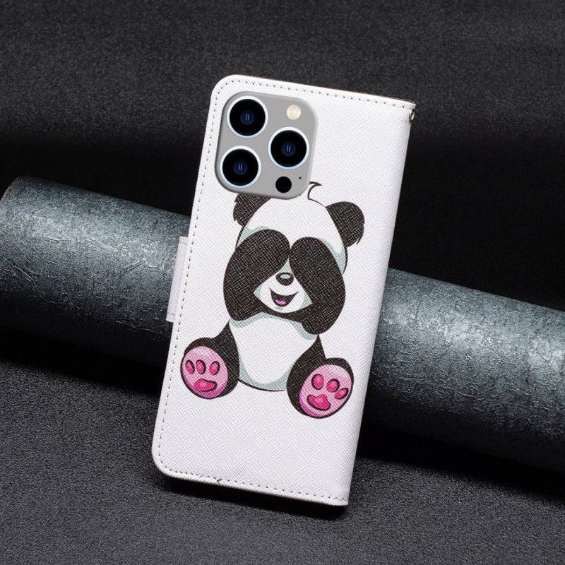 Folio Deksel Til iPhone 14 Pro Max Panda