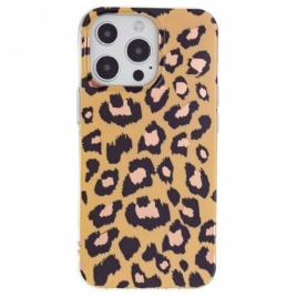 Deksel Til iPhone 15 Pro Leopardmønster