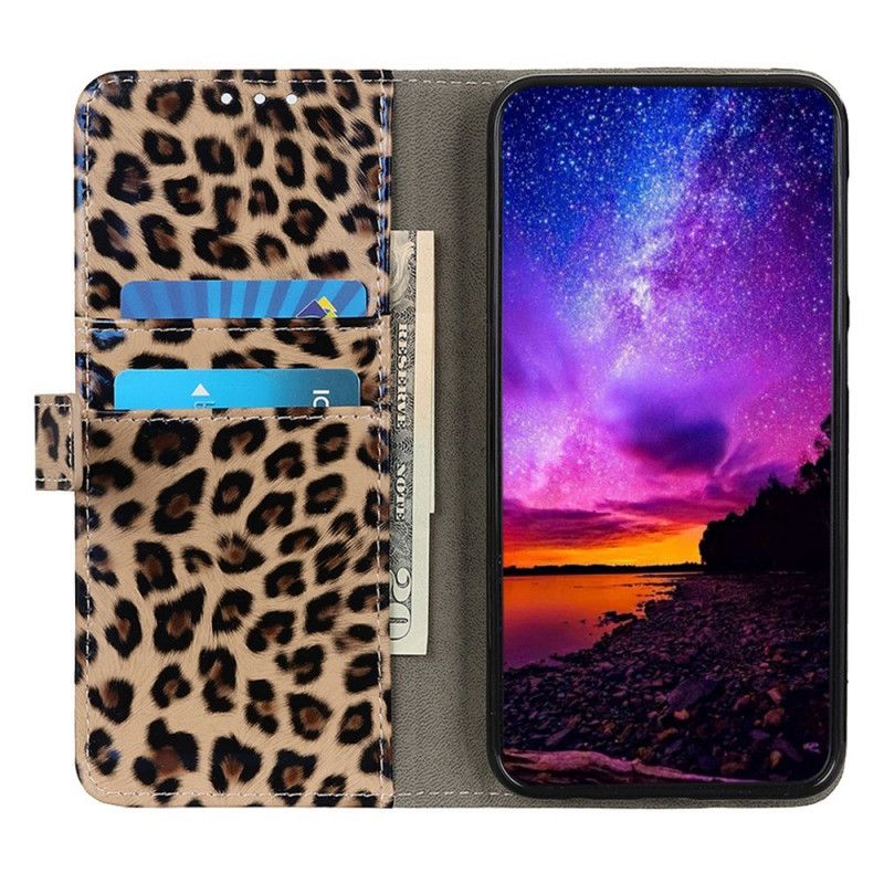 Folio Deksel Til Sony Xperia 10 IV Leopardhudeffekt