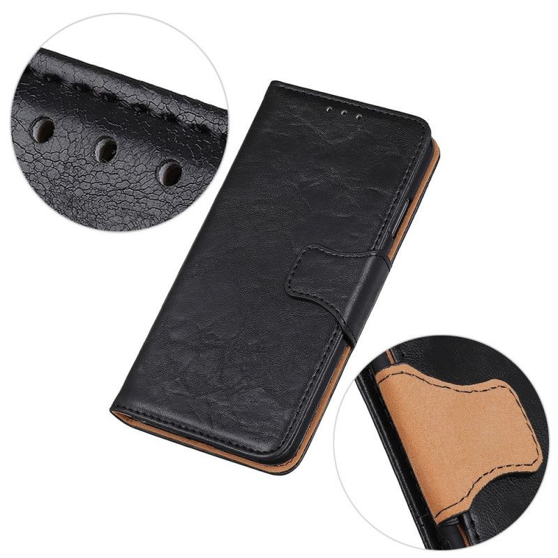 Lærdeksel Til Sony Xperia 10 IV Vintage Splitt Splitt Leather