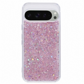 Deksel Google Pixel 9 Pro Mobildeksel Glitter Design