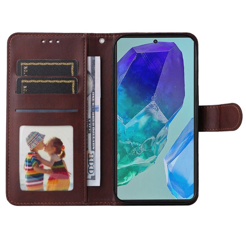 Etui Samsung Galaxy M55 5g Forenet Med Stropp Beskyttelse Deksel