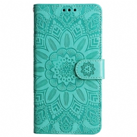 Folio Deksel Samsung Galaxy M55 5g Mandala Med Snor