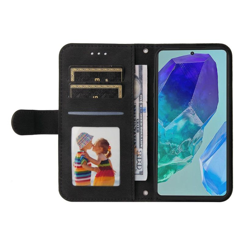 Folio Deksel Samsung Galaxy M55 5g Nagle Og Stropp