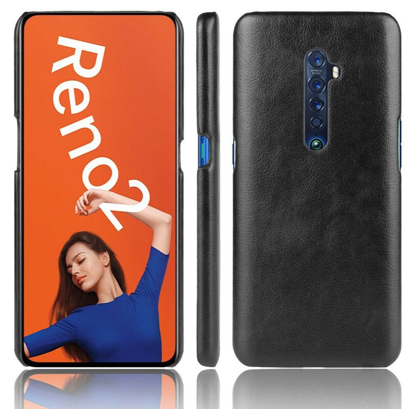 Deksel Til Oppo Reno 2 Lichi Skinneffekt