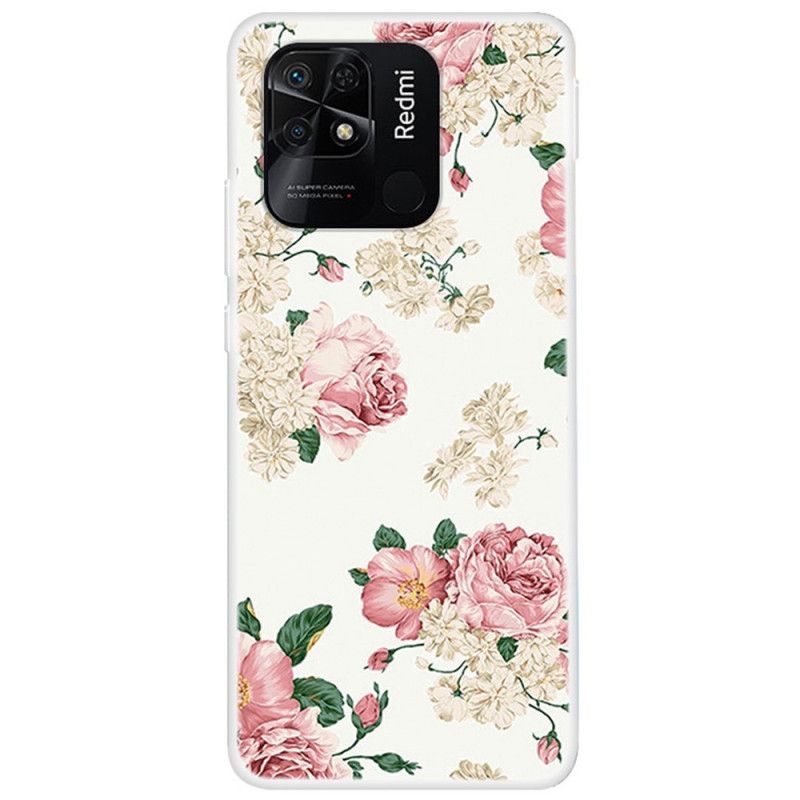 Deksel Til Xiaomi Redmi 10C Flotte Blomster