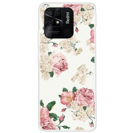 Deksel Til Xiaomi Redmi 10C Flotte Blomster