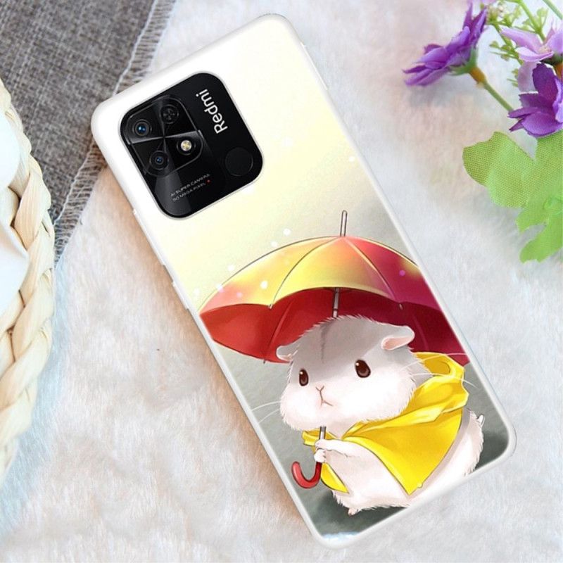 Deksel Til Xiaomi Redmi 10C Hamster I Regnet