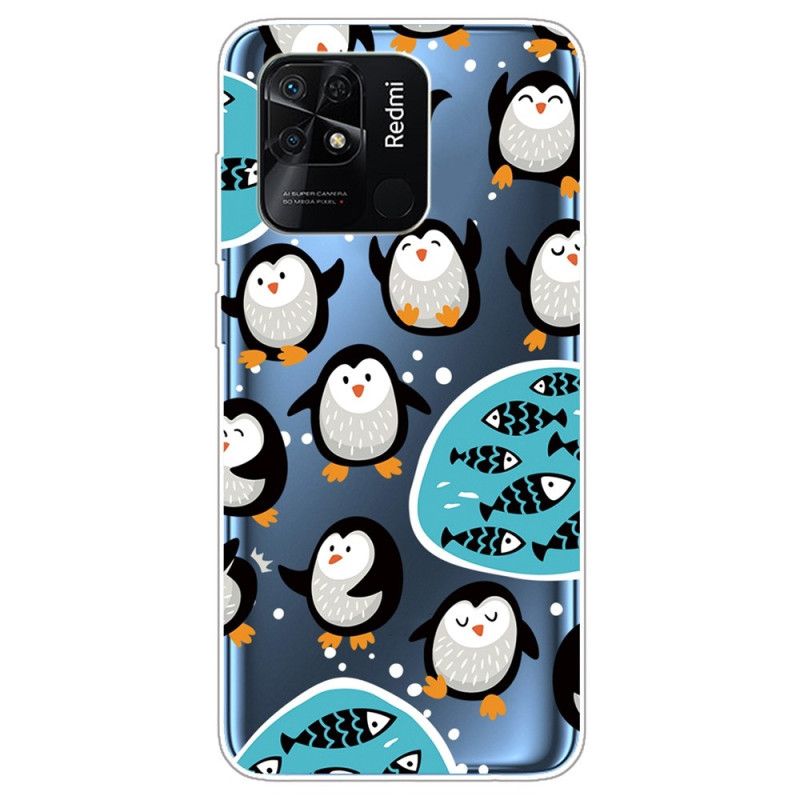 Deksel Til Xiaomi Redmi 10C Transparente Pingviner