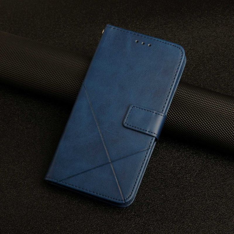 Folio Deksel Til Xiaomi Redmi 10C Geo X Design Skinnstil