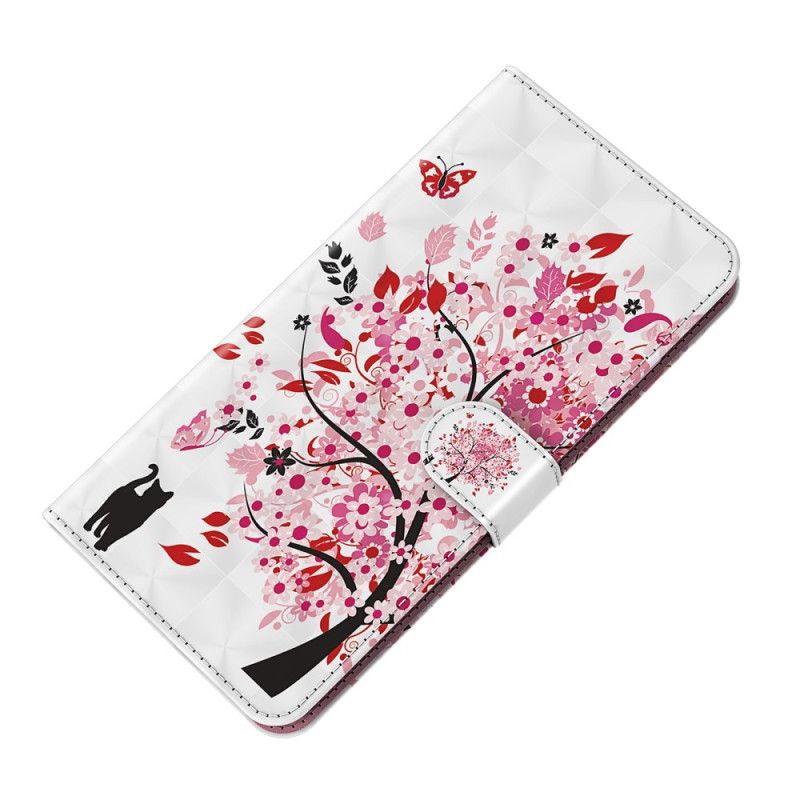 Folio Deksel Til Xiaomi Redmi 10C Med Kjede Thong Rose Tree