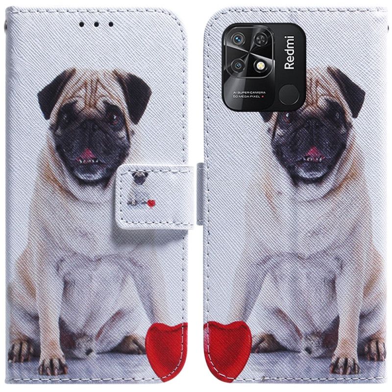 Lærdeksel Til Xiaomi Redmi 10C Pug Dog